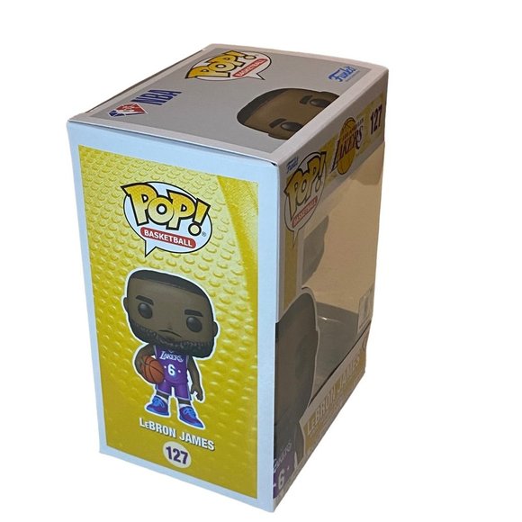 Funko Pop! Basketball: Los Angeles Lakers - LeBron James Vinyl Figure - Picture 5 of 5